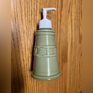 Longaberger Sage Green Woven Traditions Soap Dispenser